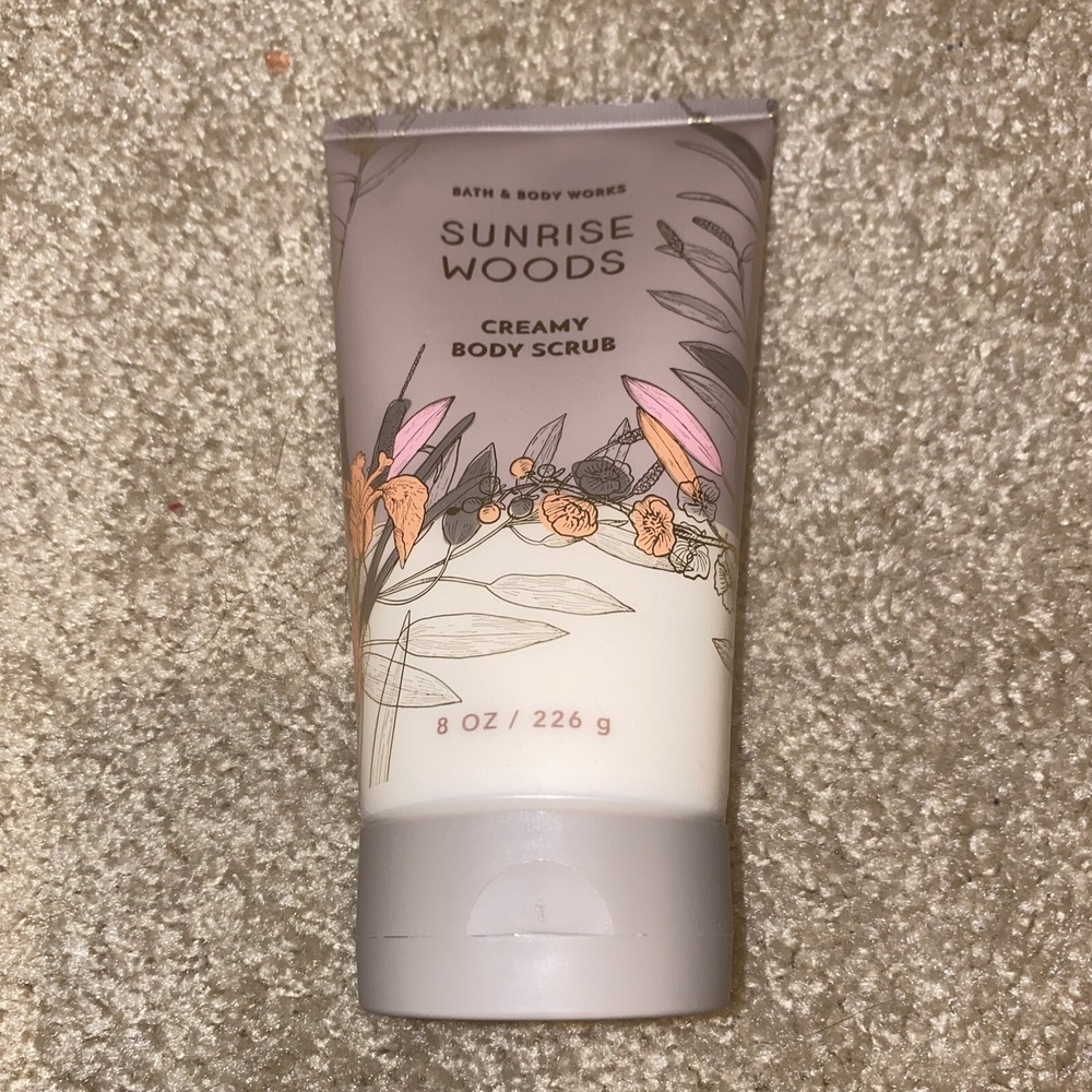 Bath & Body Works SUNRISE WOODS Creamy Body‎ Scrub 8 oz / 226 g NEW